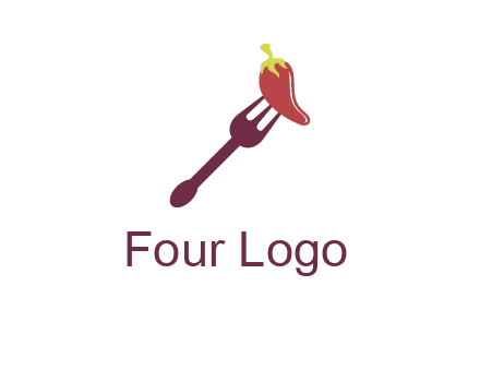 pepper on fork logo