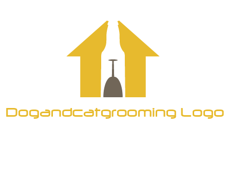 upside down wine glass in bottle inside home logo