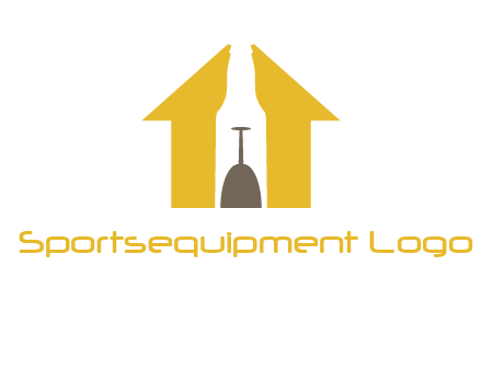 upside down wine glass in bottle inside home logo
