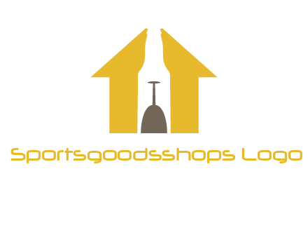 upside down wine glass in bottle inside home logo