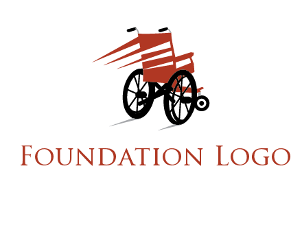speeding wheelchair logo