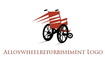 speeding wheelchair logo