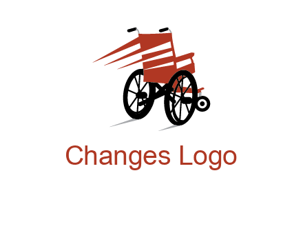 speeding wheelchair logo