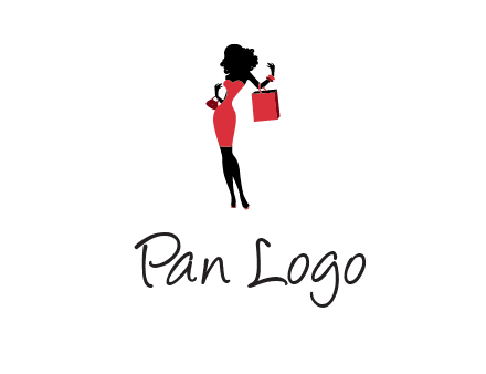woman in red logo