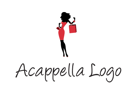 woman in red logo