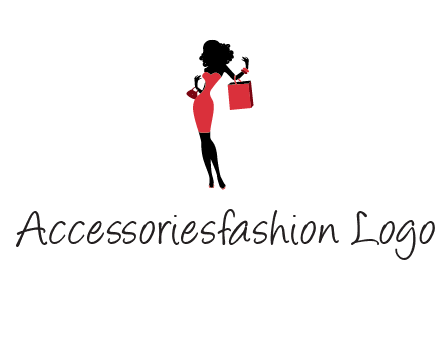 woman in red logo