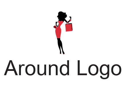 woman in red logo