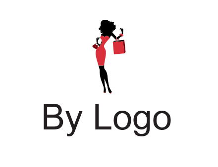 woman in red logo