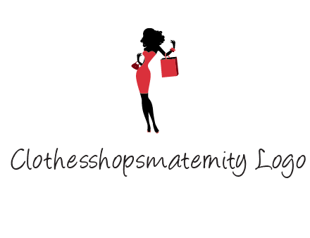 woman in red logo