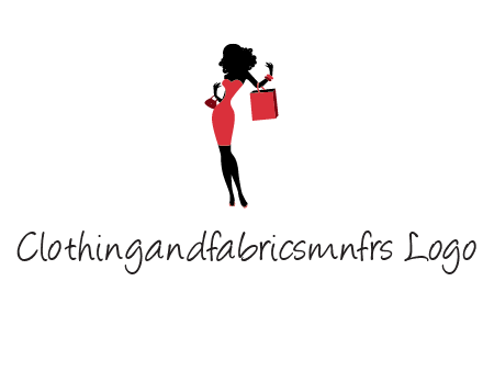 woman in red logo