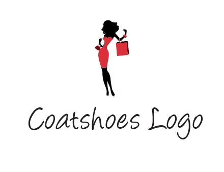 woman in red logo