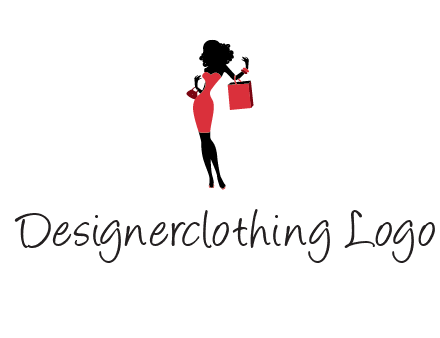 woman in red logo