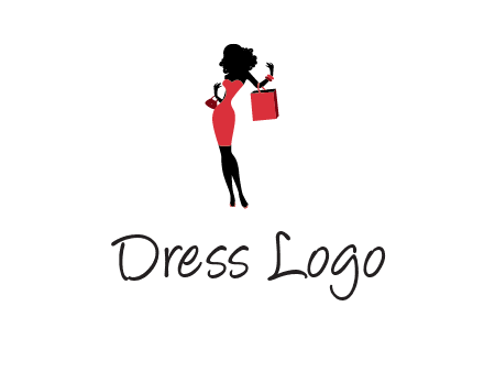 woman in red logo