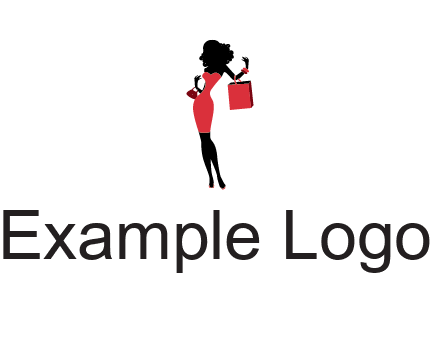 woman in red logo
