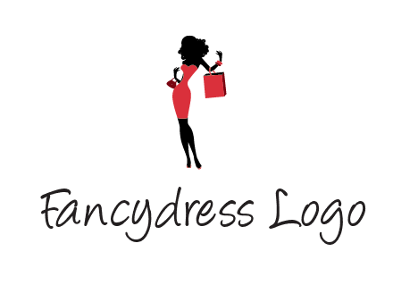 woman in red logo