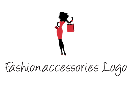woman in red logo