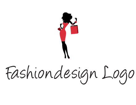 woman in red logo