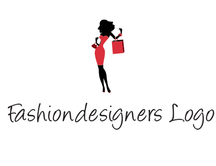 woman in red logo