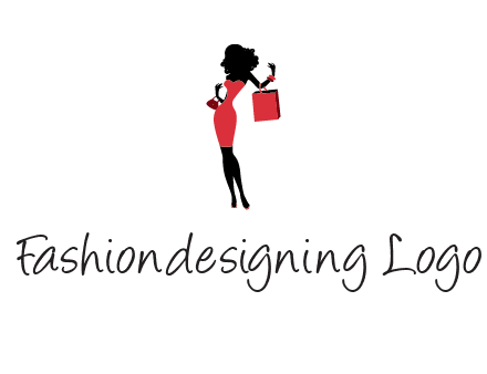 woman in red logo