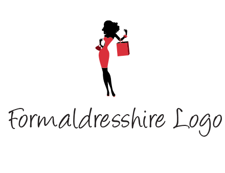woman in red logo