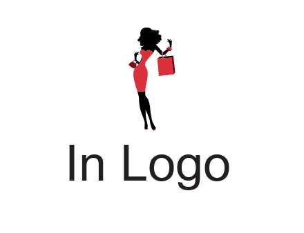 woman in red logo