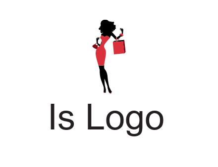 woman in red logo