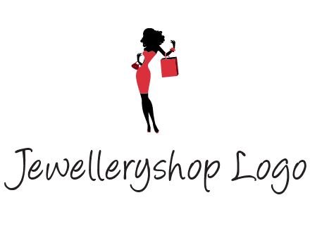 woman in red logo