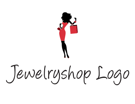 woman in red logo