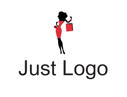 woman in red logo