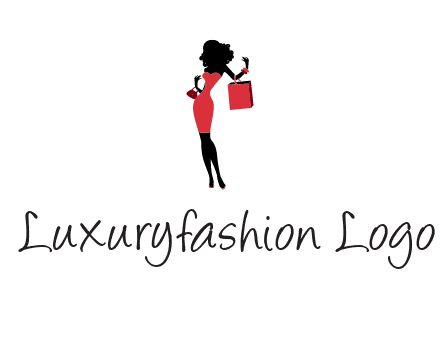 woman in red logo