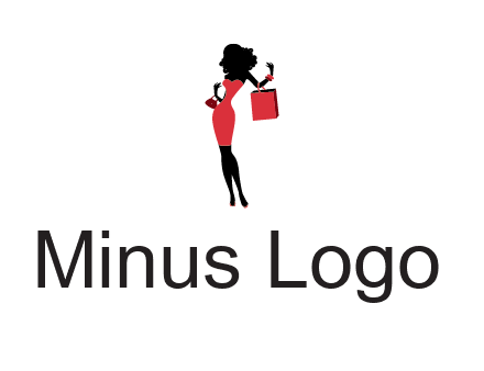 woman in red logo