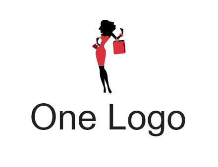 woman in red logo