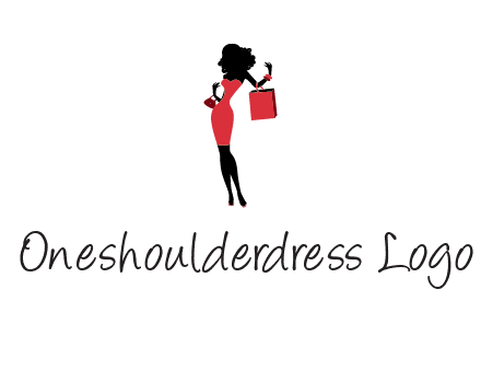 woman in red logo