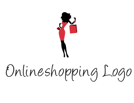 woman in red logo