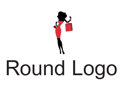 woman in red logo