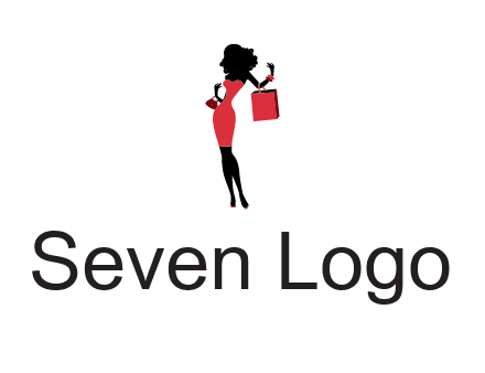 woman in red logo