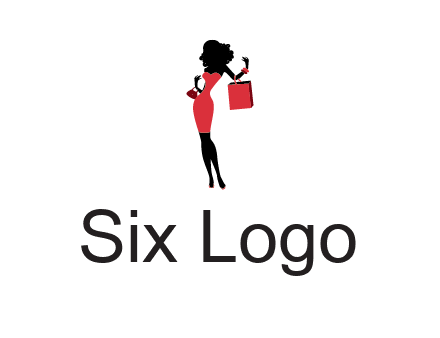 woman in red logo