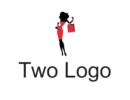 woman in red logo