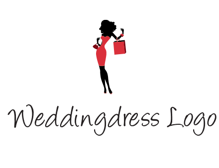 woman in red logo