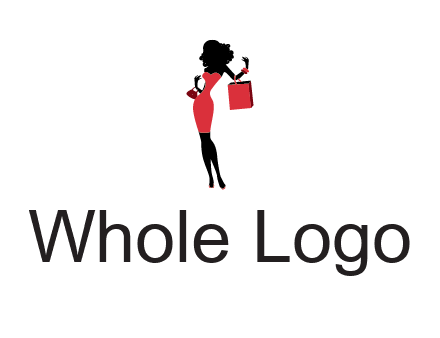 woman in red logo