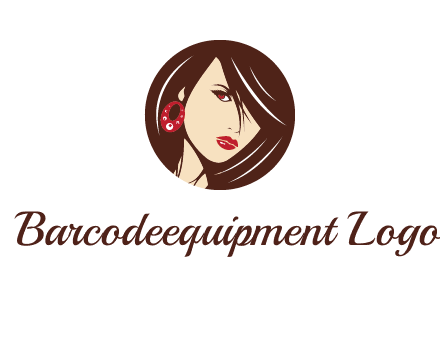 woman in round logo