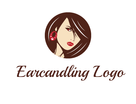 woman in round logo