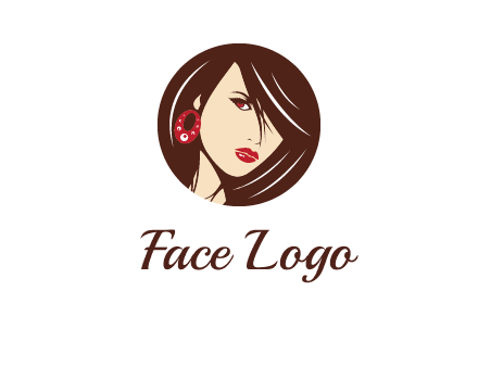 woman in round logo