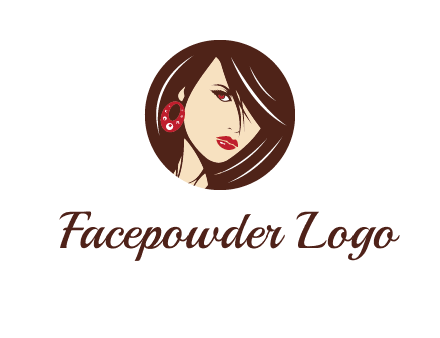 woman in round logo