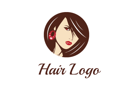 woman in round logo