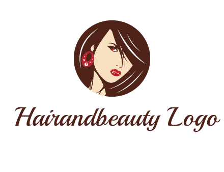 woman in round logo
