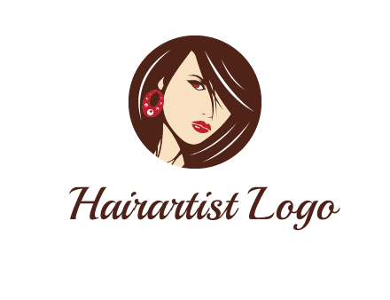 woman in round logo