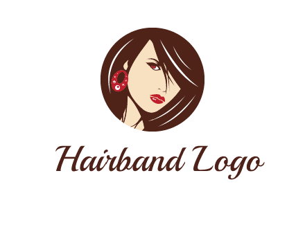 woman in round logo