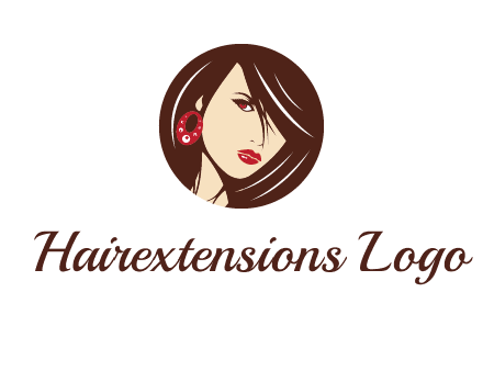 woman in round logo