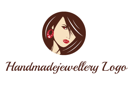 woman in round logo